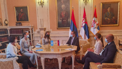 30. septembar 2021. Predsednik Narodne skupštine Ivica Dačić razgovarao sa direktorkom Kancelarije UNICEF u Beogradu